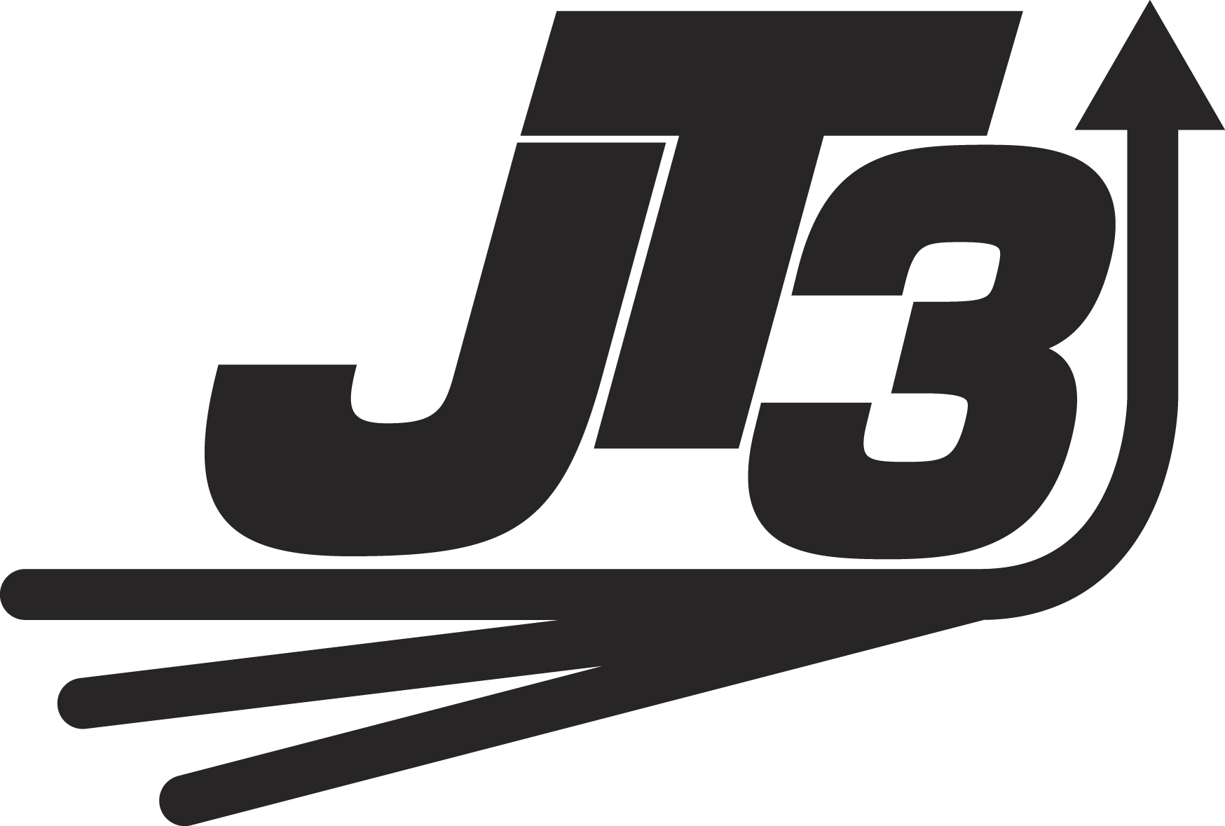 jt3 logo black