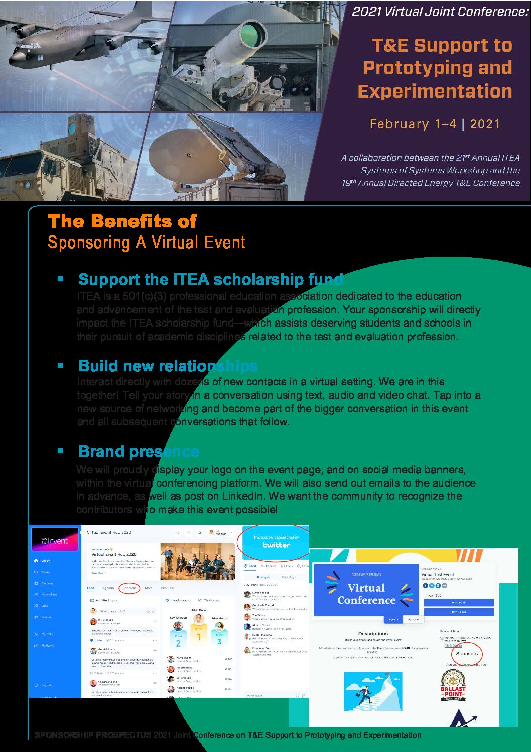 ITEA Joint Conference Virtual Sponsorship