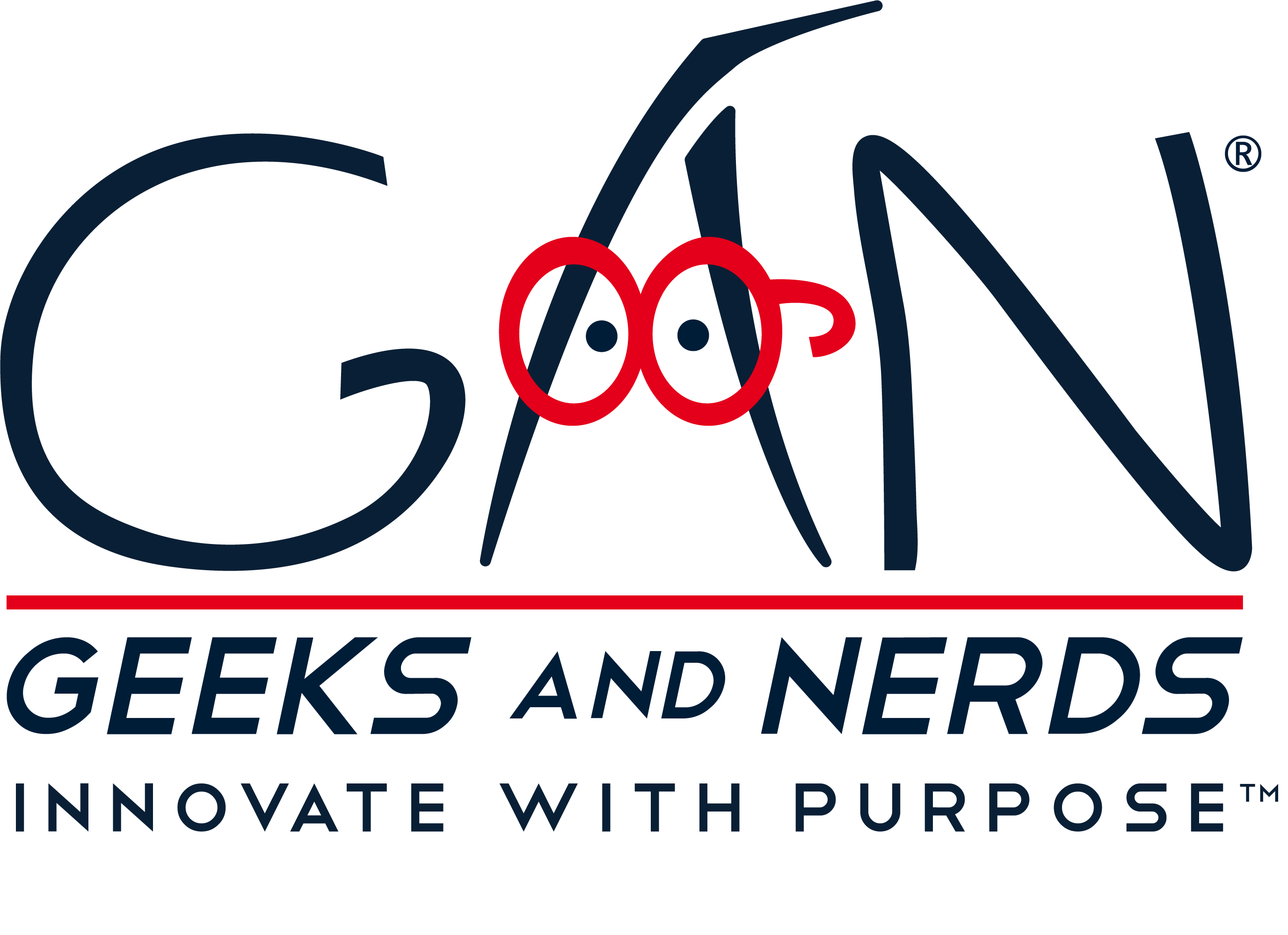 geeks and nerds Dark Logo