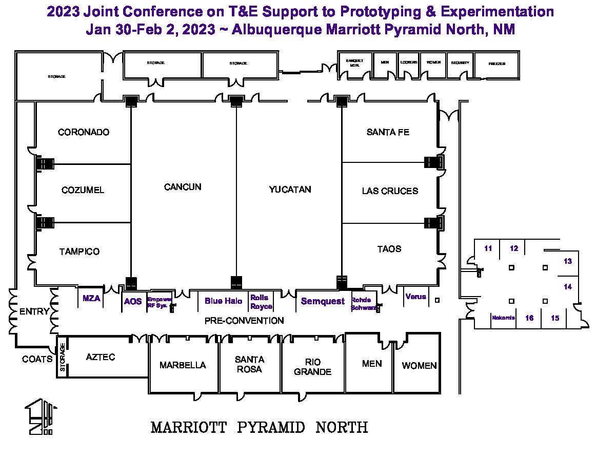 T&E SUPPPORT 2023 Floor plan